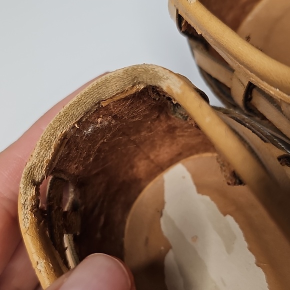 Coconuts by Matisse Gimlet Woven Lace Up Oxfords Tan/silver - Picture 5 of 10